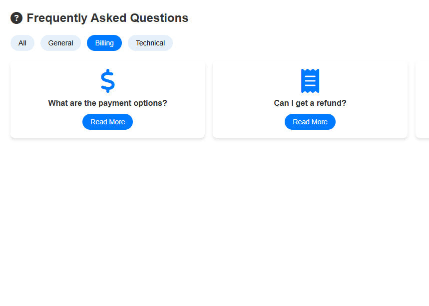 Card-Based FAQ UI Component with Image Thumbnails | Interactive, SEO-Optimized