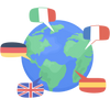 Multilingual WordPress Site Development Icon