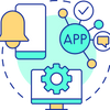 Progressive Web App Development Icon