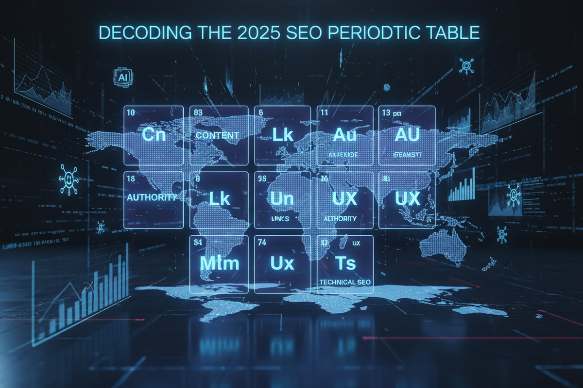 Decoding the 2025 SEO Periodic Table: What’s Changed and What Still Works