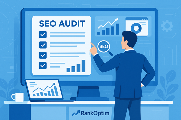 Website SEO Audit in Simple Steps: The Ultimate 2025 Guide by RankOptim