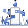 Custom App Development Icon