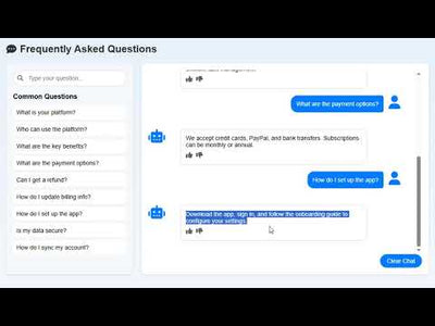 Chatbot-Style FAQ UI Component with Animated Avatars - 9 Responsive FAQs, SEO-Optimized